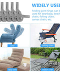 Collage showing Three Gear Folding Sofa Hinge With Self Locking Support For Bean Bags And Beach Chairs Space Saving Heavy Duty