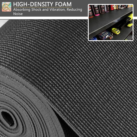 Thickened Foam Toolbox Liner Mat For Tool Boxes And Workbenches, Heavy Duty Cushioned Pad To Protect Tools And Surfaces, Black, 16 By 6 Inches