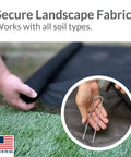 Beefy 200 Pack Garden Landscape Staples Galvanized 6 Inch Pins Anti Rust 11 Gauge Steel For Weed Barrier Fabric Use