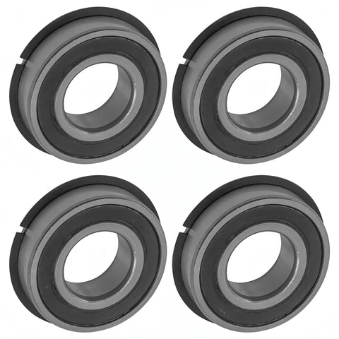 Top Shelf 4 Pack Front Wheel Bearings Sealed Tight With Snap Tabs Replaces Oem Am102888 for John Deere and Troy Bilt mowers.