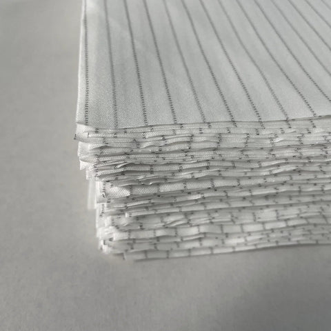 AAWipes Cleanroom wipe cloths stack, 6x6 in white polyester, ESD-safe, lint-free (100 pcs)