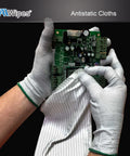 AAWipes cleanroom wipe cloths, ESD-safe polyester lint-free wipers, 6x6 in, 100 pcs