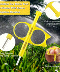 Sprinkler Tool Kit For Quick Irrigation Fix Compatible With Hunter MP Rotator PGP And Rain Bird 5000 Series, yellow tools in garden