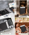 Fireproof Document Bag With Organizer Travel Case 5200F insulation heat and water resistant in various use scenarios