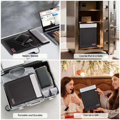 Fireproof Document Bag With Organizer Travel Case 5200F insulation heat and water resistant in various use scenarios