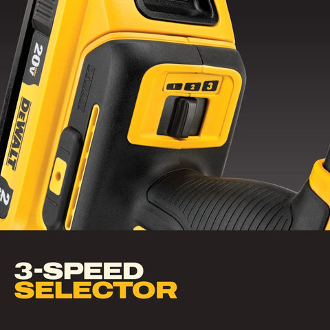 Rock Solid Brushless Oscillating Multi Tool Including Battery And Charger With All Day Run Time Pro Workhorse Combo Pack speed selector close-up