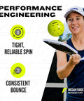 Pickleball Performance 40 Outdoor Balls Optic Yellow Built For Tough Outdoor Courts With Bright Optic Color and Consistent Flight