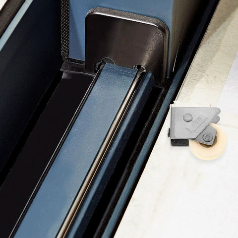 Top Shelf Stainless Steel Sliding Door Pulley Roller Adjustable 31-39mm Heavy Duty Window Wheel for smooth patio door glides near track.
