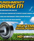 Badass 6-Pack C3 Spindle Rebuild Bearings Loaded With High Temp Synthetic Grease For Smoother Than Butter Rotation on lawnmower.