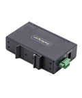 Unmanaged 5 Port Industrial Gigabit Ethernet Switch With DIN Rail Or Wall Mount IP30 Enclosure side view