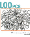 Premium M6 Lock Washers Double Sided 304 Stainless Steel Knurled Teeth No Slip Grip Heavy Duty Industrial Grade Fasteners 100 Pack.