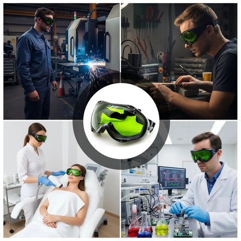 Tough As Nails Laser Safety Goggles With Od5 Protection For laser cleaning and welding work cover 190 to 470nm and 800 to 1700nm wavelengths