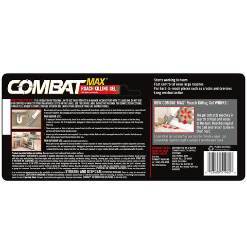 Baddest Roach Killing Gel For Indoor Outdoor Use That Delivers A Straight Up Colony Eradication With A Clean Apply Syringe And Hella Long Lasting Formula To Put These Creepy Goober Bugs To Rest, 2.1 oz tube with detailed usage instructions.