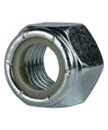 Premium Nylon Insert Hex Lock Nuts Zinc Plated Grade Two Steel Half Inch Twenty Thread One Thousand Pack for auto and DIY fixes.