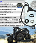 Premium Water Pump Repair Kit And Impeller Seal Set For Prairie 650 750 Brute Force Teryx ATV UTV with gasket and seals.
