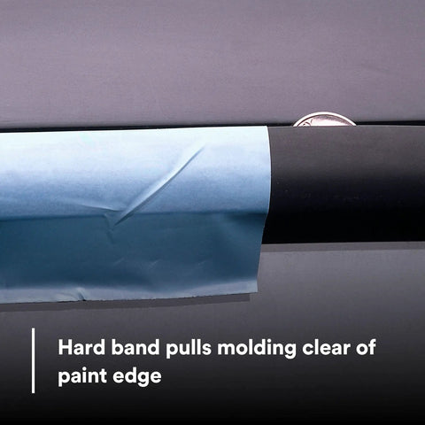 Perforated Trim Masking Tape For Auto Molding Protection Hand Tear Hard Band Edge Lifts Moldings For Concealed Paint Edges
