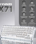 Compact Wireless Mechanical Keyboard Featuring Hot Swap Switches And Clear Caps For Streamlined Desk Setup with RGB lighting and transparent design.