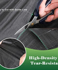 Cutting Heavy Duty Landscape Fabric Ground Cover For Gardening Weed Barrier Geotextile Mat 3.2 Oz 4 By 100 Ft Roll