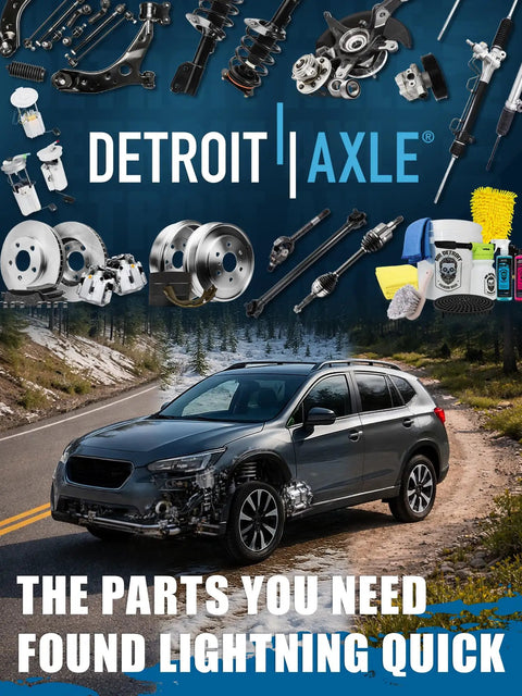 Rear Wheel Bearing Hub Pair For Chrysler 200 Jeep Cherokee Fwd 5 Lug Abs Encoder 4 Bolt Square Flange Top Shelf Parts For That Smooth Roll 2015 to 2017 2014 to 2022 displayed with SUV and car parts.