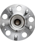Dual Rear Wheel Bearing Hub Assembly Kit For 2008 2010 Hyundai Elantra Non Abs Setup With 5 Lug 4 Bolt Flange Mounting - Top view of bearing hub.