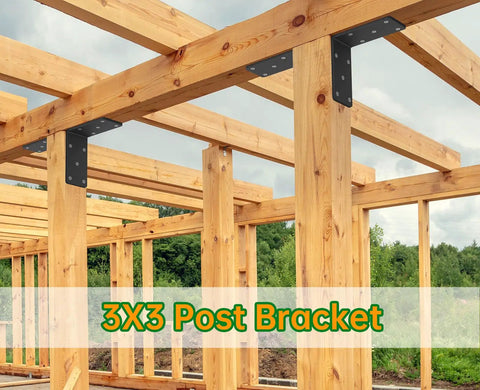 Beefy Heavy Duty Five By Five By Two Point Five Inch L Bracket Set For Shelves Fences Pergolas And Wood Posts 90 Degree Corner Brace For Floating Shelves And Countertops Eight Pack