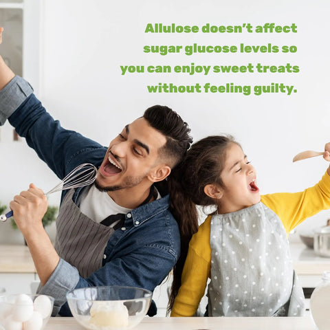 Father and daughter baking with Sweetener 6 Pounds Natural Sugar Substitutes No Aftertaste Keto Friendly Vegan Zero Net Carb Zero Calorie