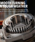 Heavy Duty Wheel Bearing And Hub Assembly With Abs Fits Ford Explorer And Sport Trac Plus Mercury Mountaineer precision tapered roller bearing close-up.