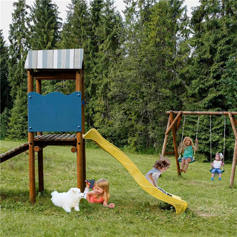 Playground with All Season Protection 43 By 90 Inches Swing Set Canopy Replacement Tarp Made From Waterproof 600D Oxford Cloth