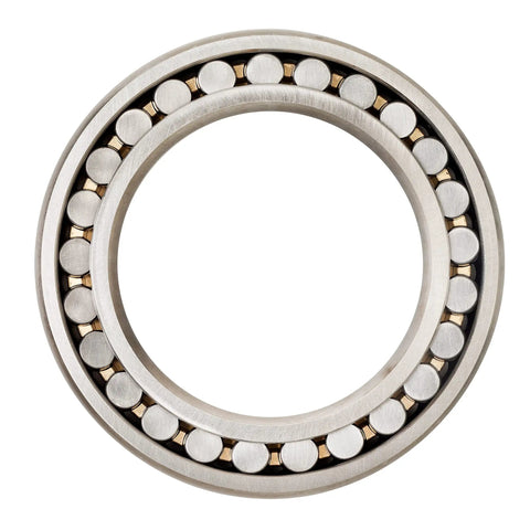 Factory Spec 22207 E1 K C3 Spherical Roller Bearing With 35 mm Bore And 23 mm Width, showing spherical rollers for stability.