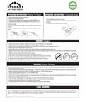 Instructions for using Heavy Duty Cambuckle Straps 1 Inch By 15 Feet 500 Lbs Working Load 1500 Lbs Break Strength Rubber Coated Hooks