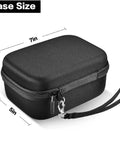 Slick Heavy Duty Foam Carry Case For Forty Four Usb Sticks And Nine Sd Cards, 7x5x3.25 inches, black storage case with zipper.