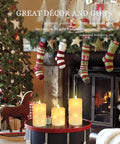 Flameless LED Candles With Remote And Timer Battery Operated Set Of 3 In 4 Inch 5 Inch And 6 Inch Heights on holiday decor