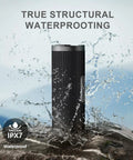 Compact Wireless Bluetooth Speaker With 24W Stereo Sound All Day 24H Playtime IPX7 Waterproof TWS Dual Pairing