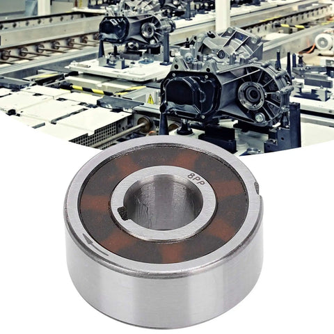 CSK8PP One Way Bearing With Dual Keyway Clutch Sprag Backstop in heavy duty steel for high load capacity, 8mm bore.