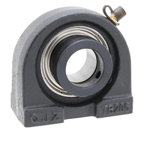 2-Pack 1 Inch Tapped Base Pillow Block Bearing Units SA205-16 heavy duty cast iron mount with sealed bearing for motion control