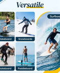 Premium Solid Pine Wood Wall Mount Surfboard Rack Hanging System For Indoors And Patios With A Gnarly Smooth V Shape Cradle And Legit Storage Setup For Longboards And Paddleboards featuring various board sports.