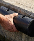 Installing Semi Circular Rubber Dock Rub Rail For Outer Wheel Docks And Port Docks Built Tough Black Marine Grade Protection