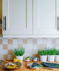 Slick Matte Black Cabinet Handles And Drawer Pulls With Three Inch Centers And Five Inch Overall Length In An Eighteen Pack on kitchen cabinets.