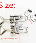 Heavy Duty Marine Toggle Catch Latch 316 Stainless Steel Boat Fastener Saltwater Tough Nautical Hardware, size 4.5-4.9 in.