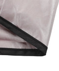 Corner of Outdoor Patio Swing Cover With 210D Silver Coated Oxford Fabric showing reinforced strap and seam detail