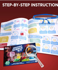 Ultimate Science Kit With 85 Plus Experiments For Kids Aged 6 7 8 Featuring Volcano Eruption Crystal Growing Chemistry And Earth Science Totally Hands On Activities For Curious Learners with instruction booklet and goggles