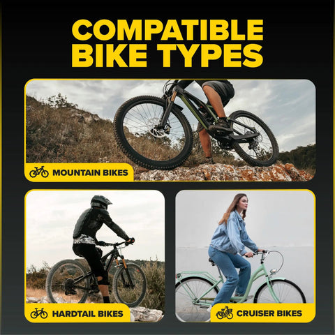 Heavy Duty 26 Inch Bike Inner Tube Set of 2 with Presta Valve, Fits 26 X 1.75 To 2.125 Tire Widths; compatible mountain, hardtail, cruiser bikes