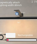 2 Pack Wireless Picture Lights With Remote Battery Operated 16.5 Inch Dimmable Timer Full Metal Magnetic Display Light for Art