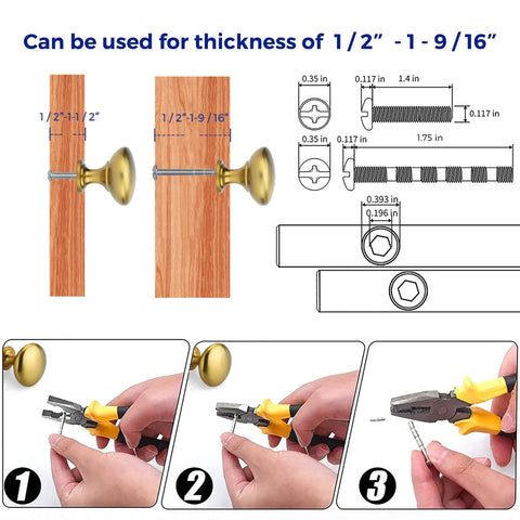 Premium Zinc Cabinet Knobs Featuring A Killer Gold Finish And Fresh Euro Style Vibe Built Different For Long Lasting Performance A Straight Up Quality 30 Pack Furniture Hardware Refresh installation guide and measurements