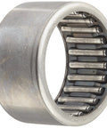 Top Shelf Drawn Cup Needle Roller Bearing Open End Steel Cage Design 1 1 8 Inch Id showcasing rollers and inside structure.