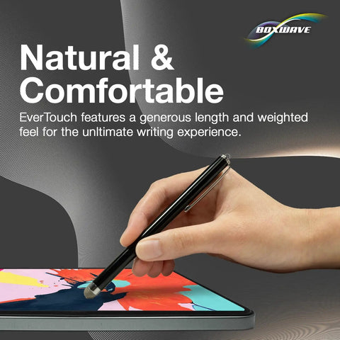 Smooth Operator Capacitive Touch Screen Stylus Pen Compatible With RevoPoint MIRACO 3D Scanner used on a tablet with colorful artwork.