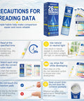 Precautions for reading data with All In One 26 Parameter Water Test Kit With 158 Reagent Strips for safe household water testing.