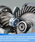 Heavy Duty One Way Needle Roller Bearings RC081208 with Half Inch Bore and Steel Drawn Cup, suitable for industrial equipment.