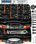 Hardcore Metric Flange Bolt Kit With Socket Wrench 716 Piece Hex Fastener Set Grade 10.9 with variety of hex bolts and nuts