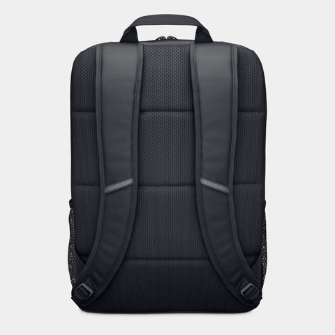 Sustainable Laptop Backpack Engineered For 16 Inch Devices Holds 18 Liters Of Top Grade Gear While Delivering Water Resistant Durability And Smooth Daily Vibes, rear view with padded straps.